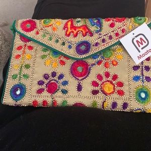 NWT Envelope Oversized Clutch